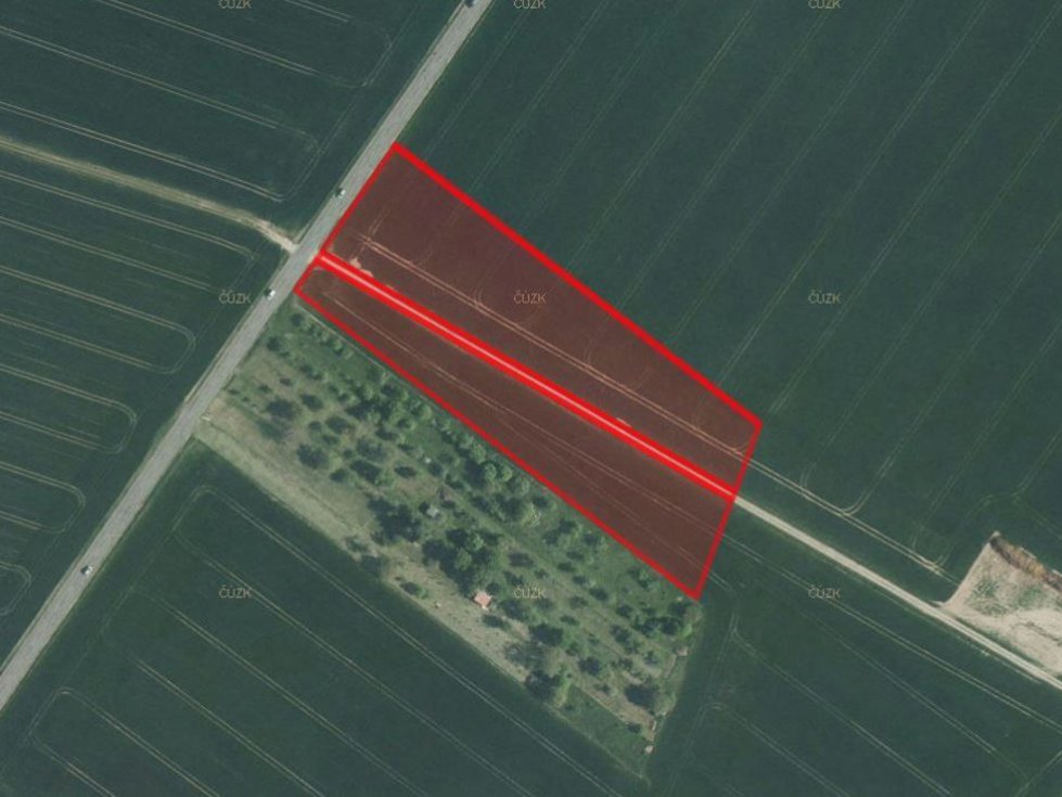 Prodej zemědělské půdy 6461 m², Bochoř