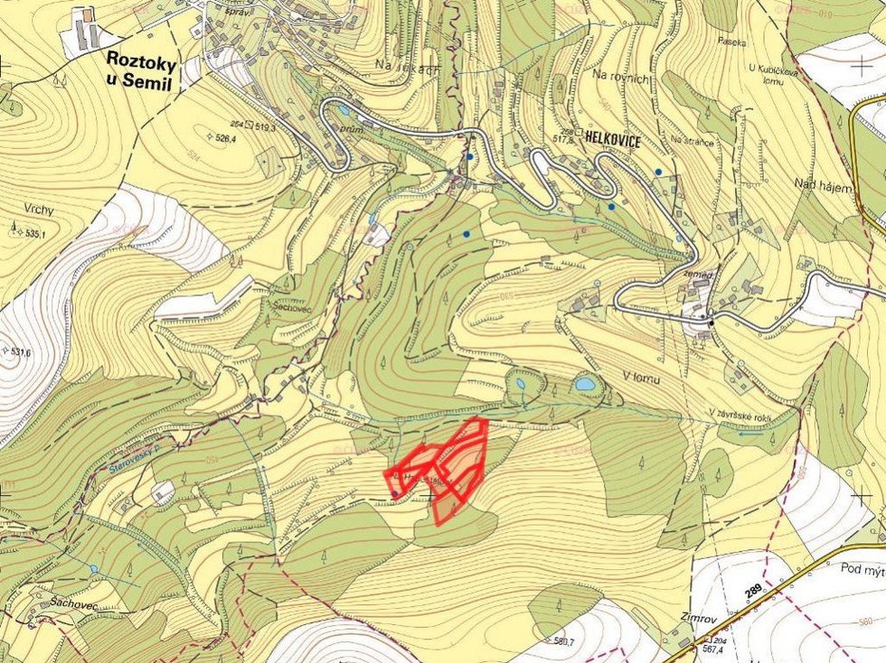 Prodej louky 27127 m², Vysoké nad Jizerou