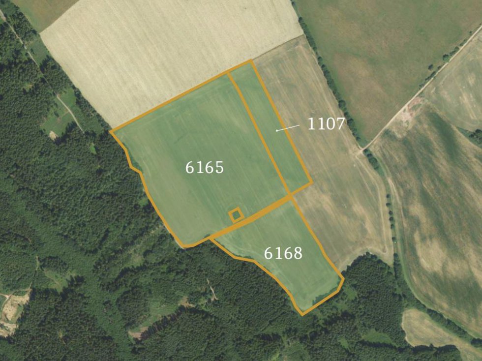 Prodej zemědělské půdy 41144 m², Ostrov