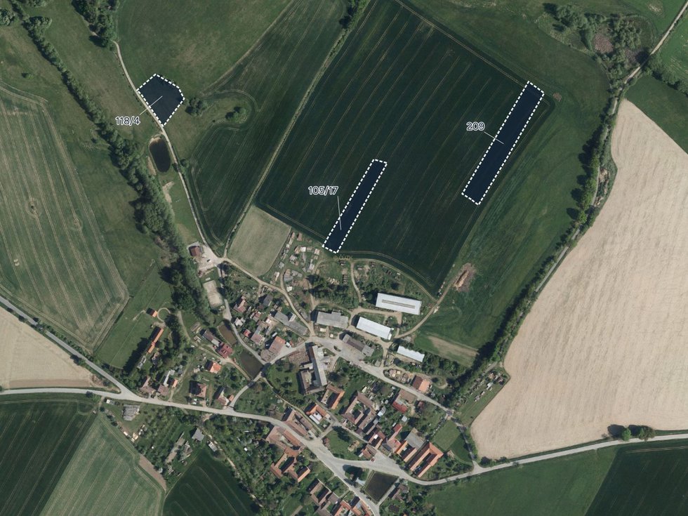 Prodej zemědělské půdy 5127 m², Mysletice