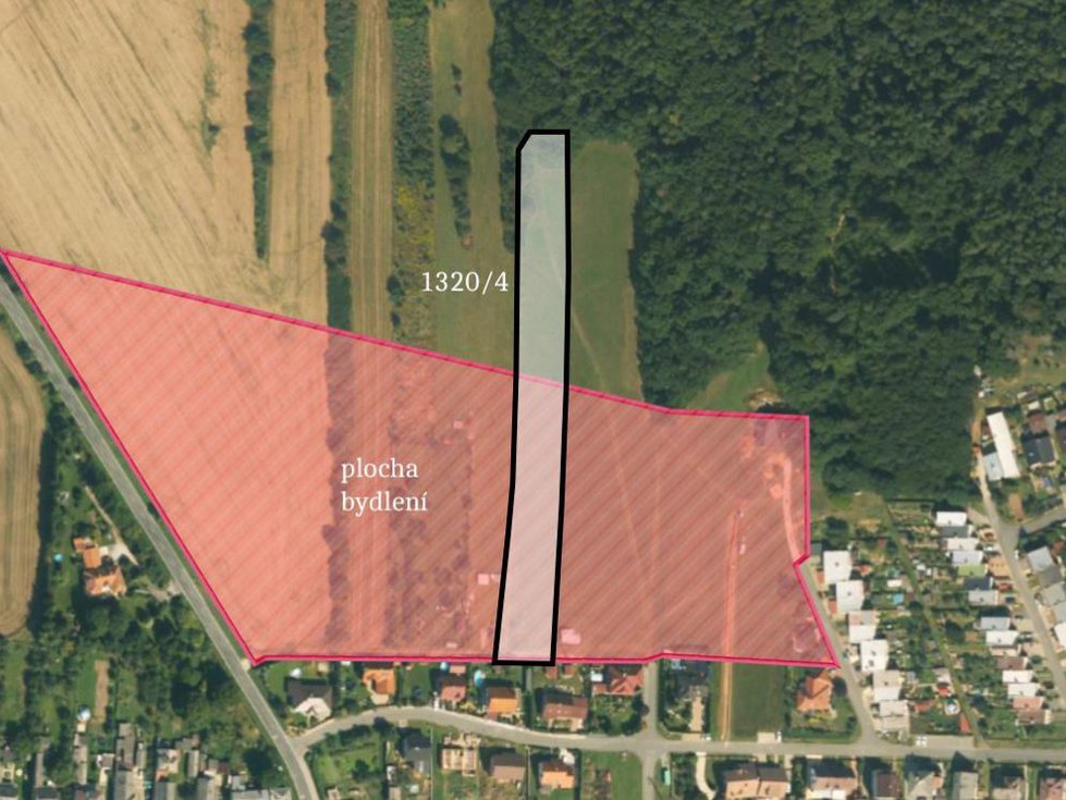 Prodej stavební parcely 5392 m², Dubicko