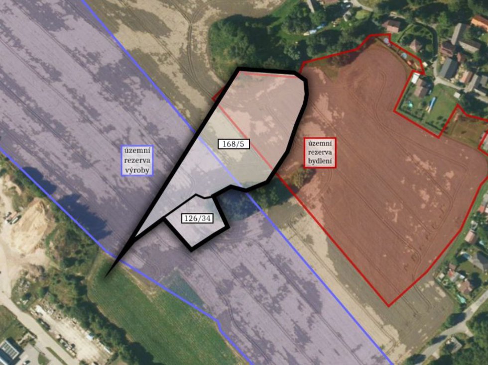 Prodej stavební parcely 13818 m², Havlíčkův Brod