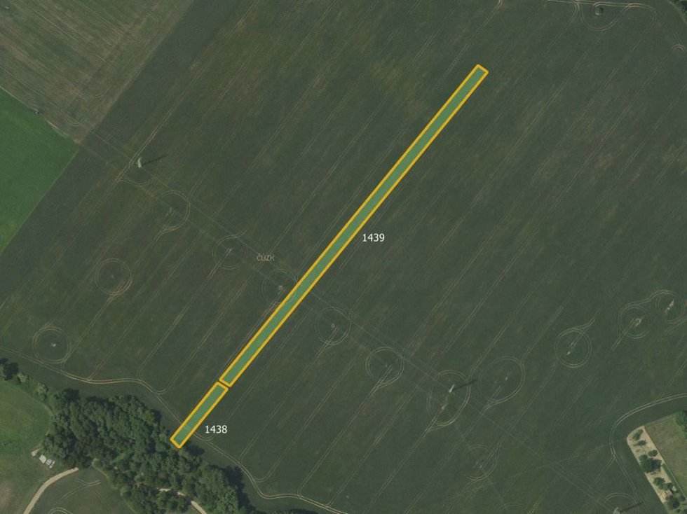 Prodej zemědělské půdy 2247 m², Rájec-Jestřebí