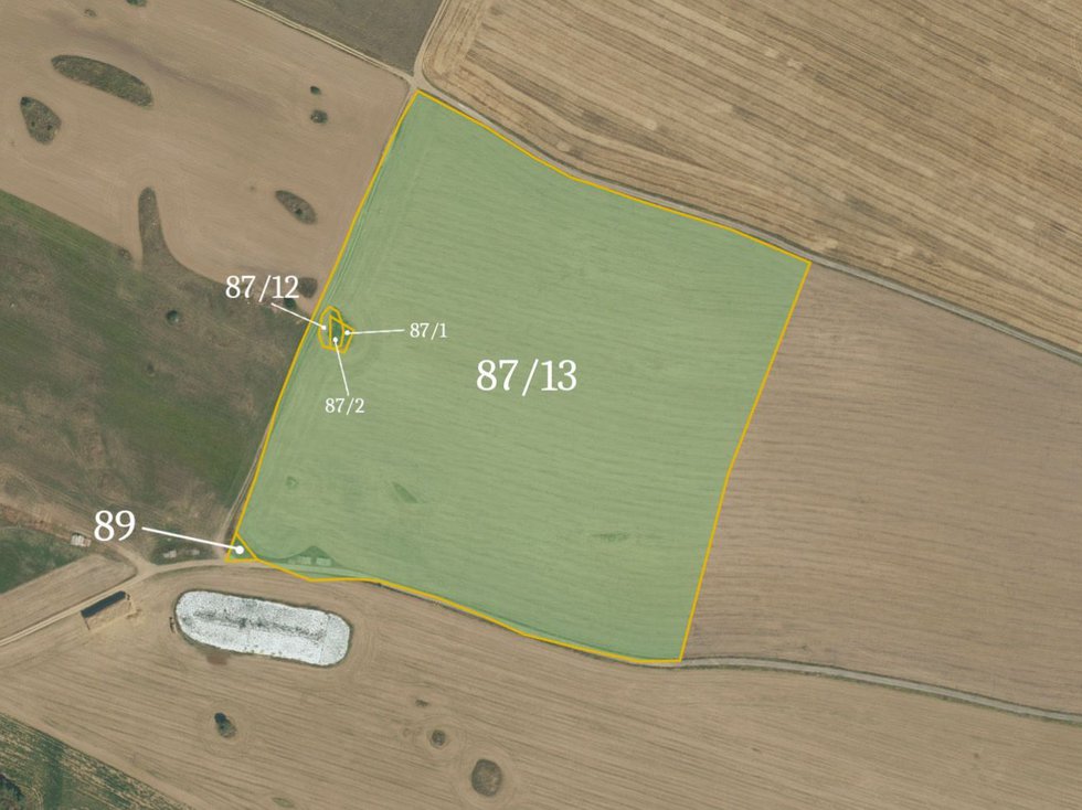 Prodej zemědělské půdy 25477 m², Vladislav