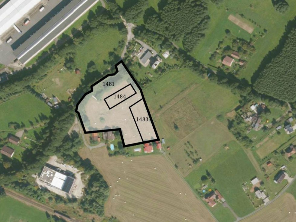 Prodej stavební parcely 10270 m², Hnojník