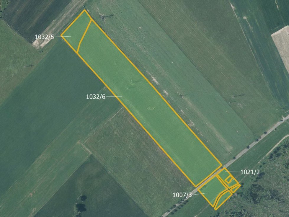 Prodej zemědělské půdy 86389 m², Bruntál