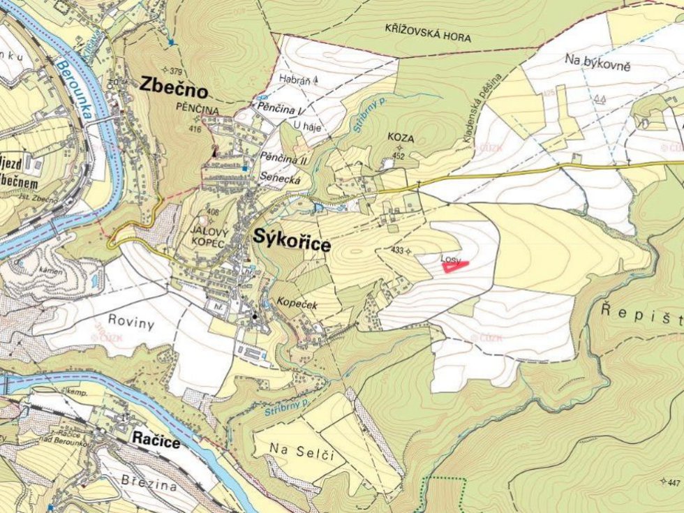 Prodej zemědělské půdy 2799 m², Sýkořice