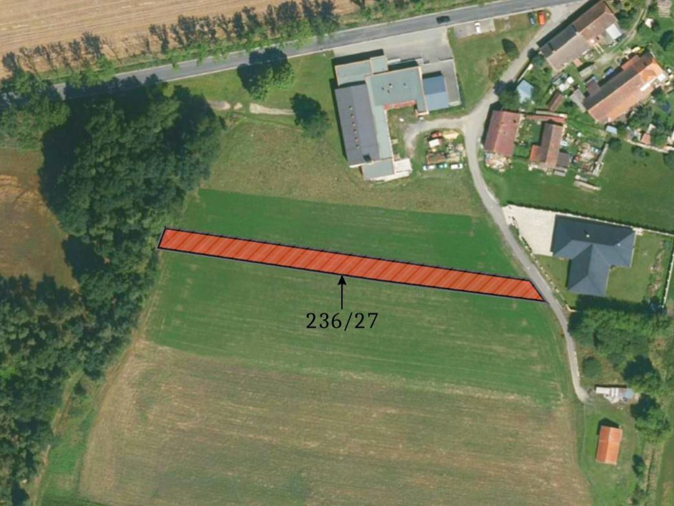 Prodej stavební parcely 3268 m², Přešťovice