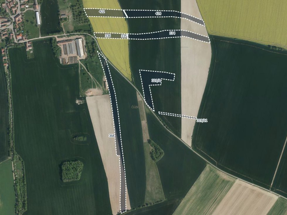 Prodej zemědělské půdy 76609 m², Rosice