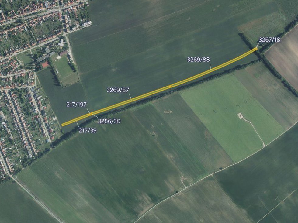 Prodej zemědělské půdy 12628 m², Prušánky