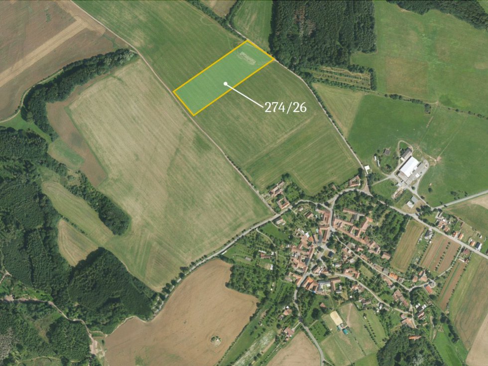 Prodej zemědělské půdy 16538 m², Vanovice