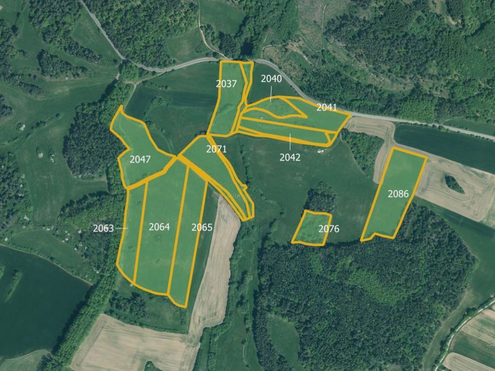Prodej zemědělské půdy 114453 m², Třebohostice