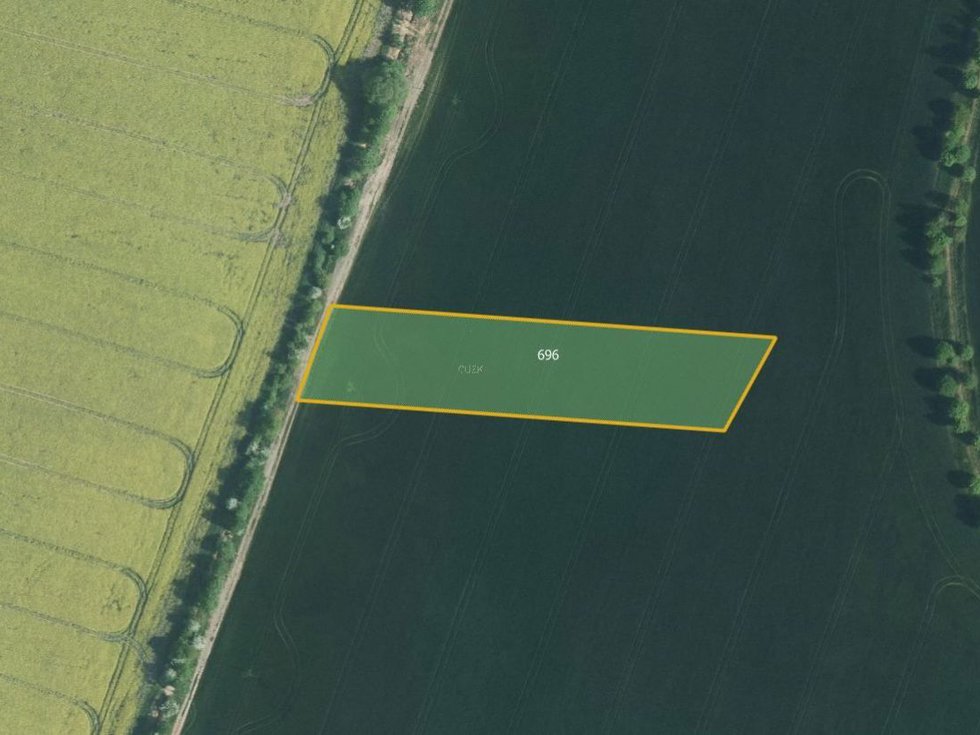 Prodej zemědělské půdy 5666 m², Podolí