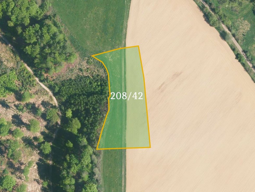 Prodej zemědělské půdy 8049 m², Mukařov