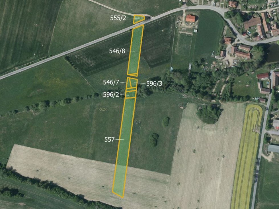 Prodej zemědělské půdy 7461 m², Bochovice