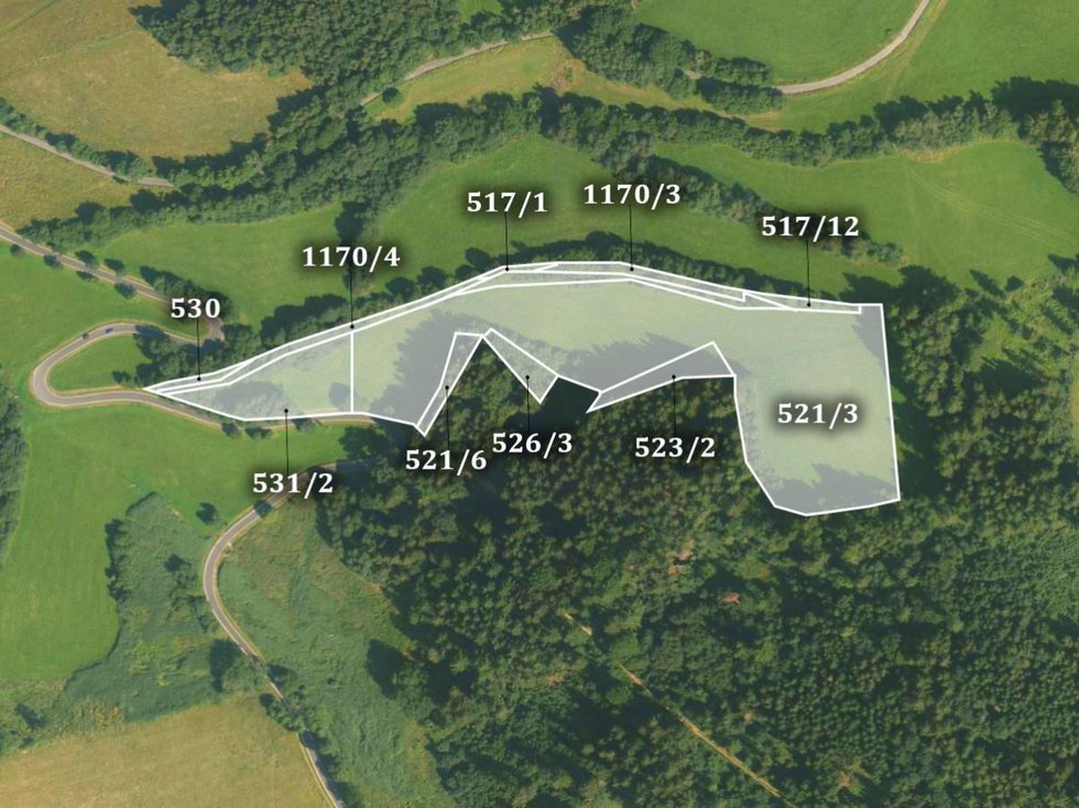 Prodej zemědělské půdy 26527 m², Kopřivná