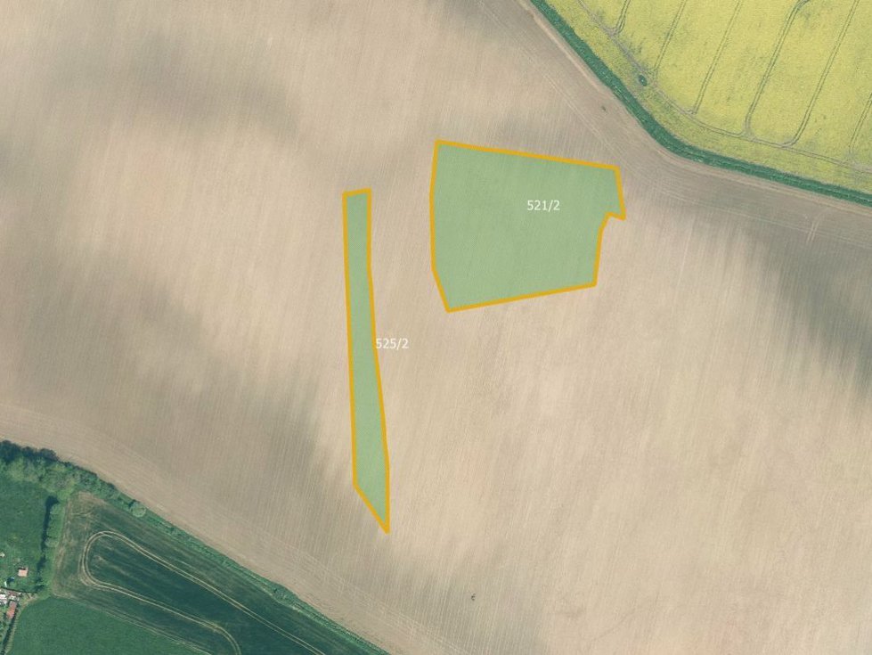 Prodej louky 41957 m², Cerhonice