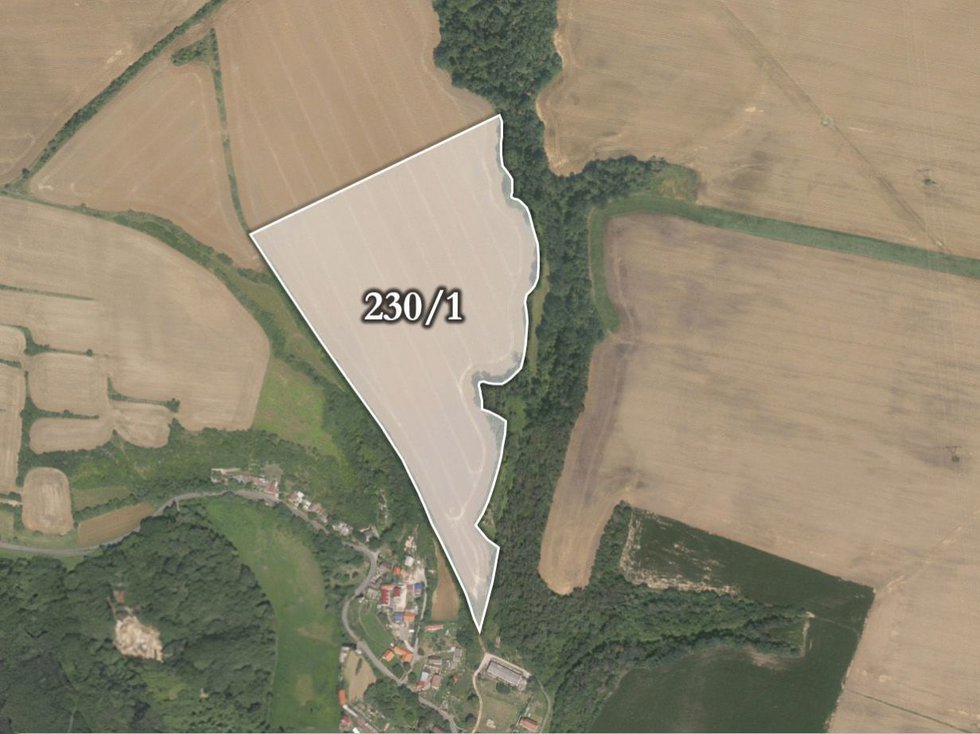 Prodej zemědělské půdy 53325 m², Štětí