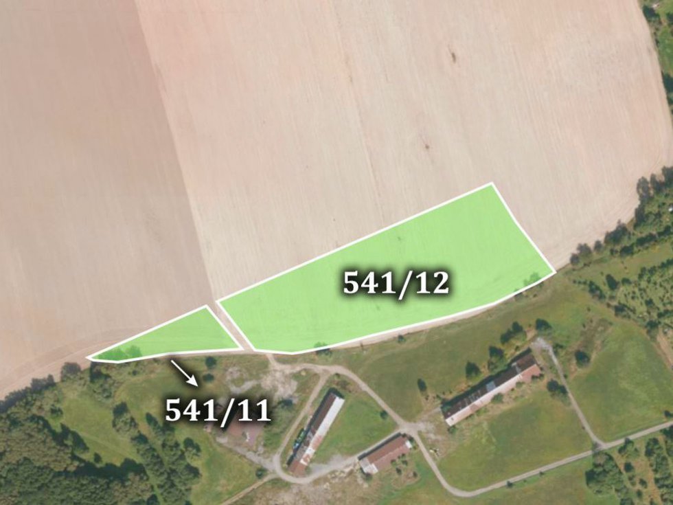 Prodej zemědělské půdy 14911 m², Staré Heřminovy