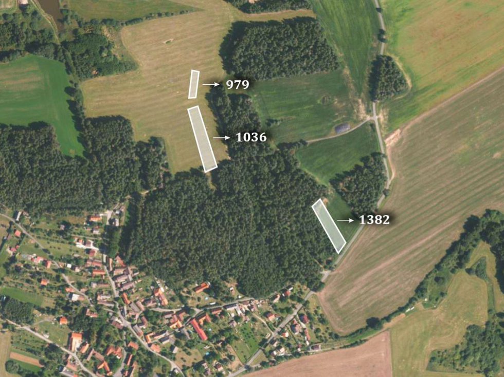 Prodej zemědělské půdy 12905 m², Kvášňovice