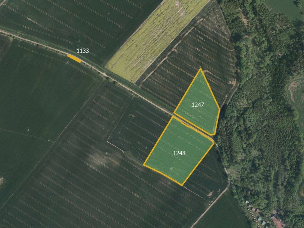 Prodej zemědělské půdy 31647 m², Bílé Poličany