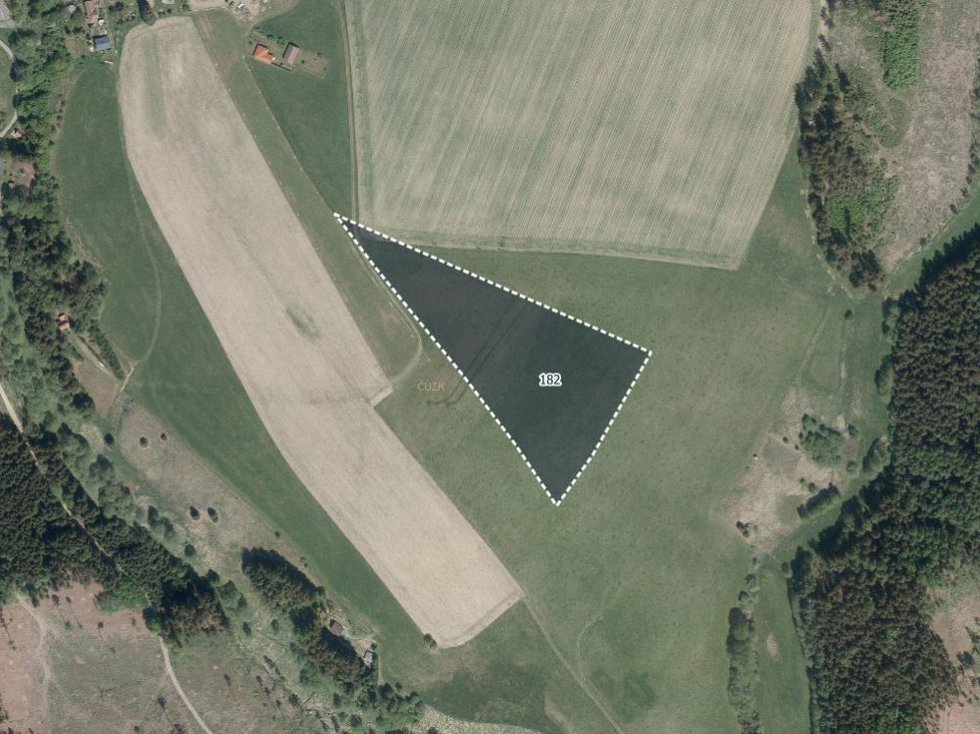 Prodej zemědělské půdy 22104 m², Číhošť