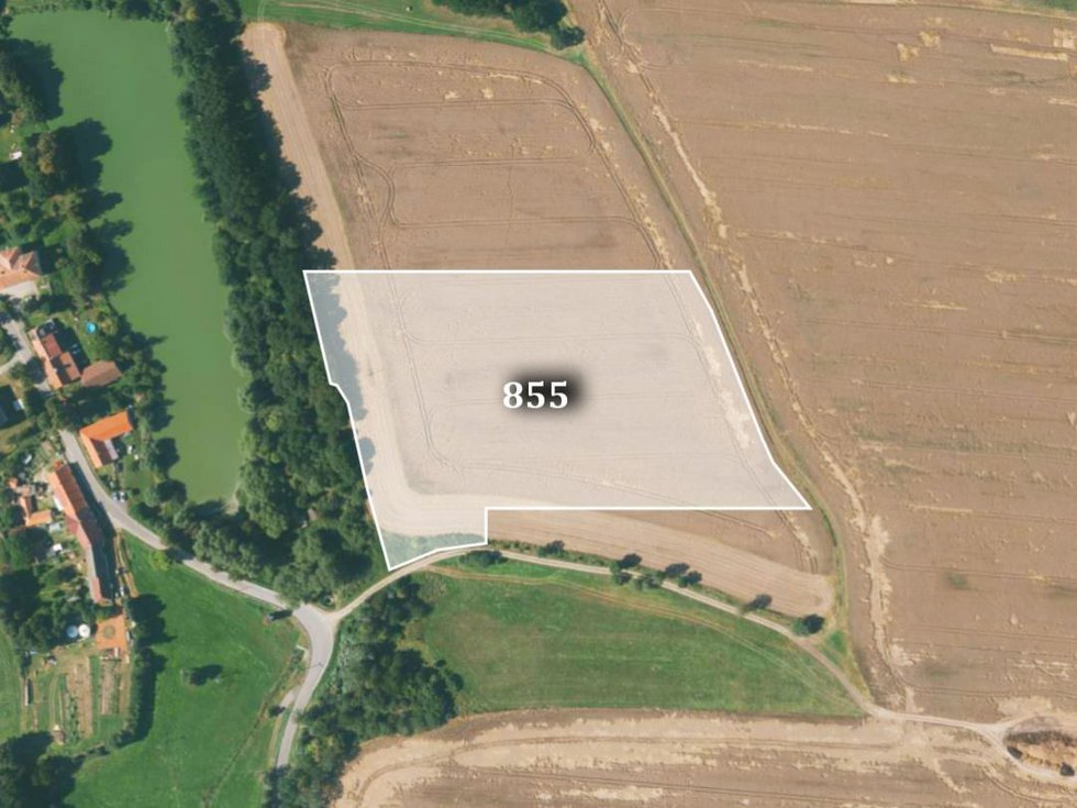 Prodej zemědělské půdy 7296 m², Albrechtice nad Vltavou