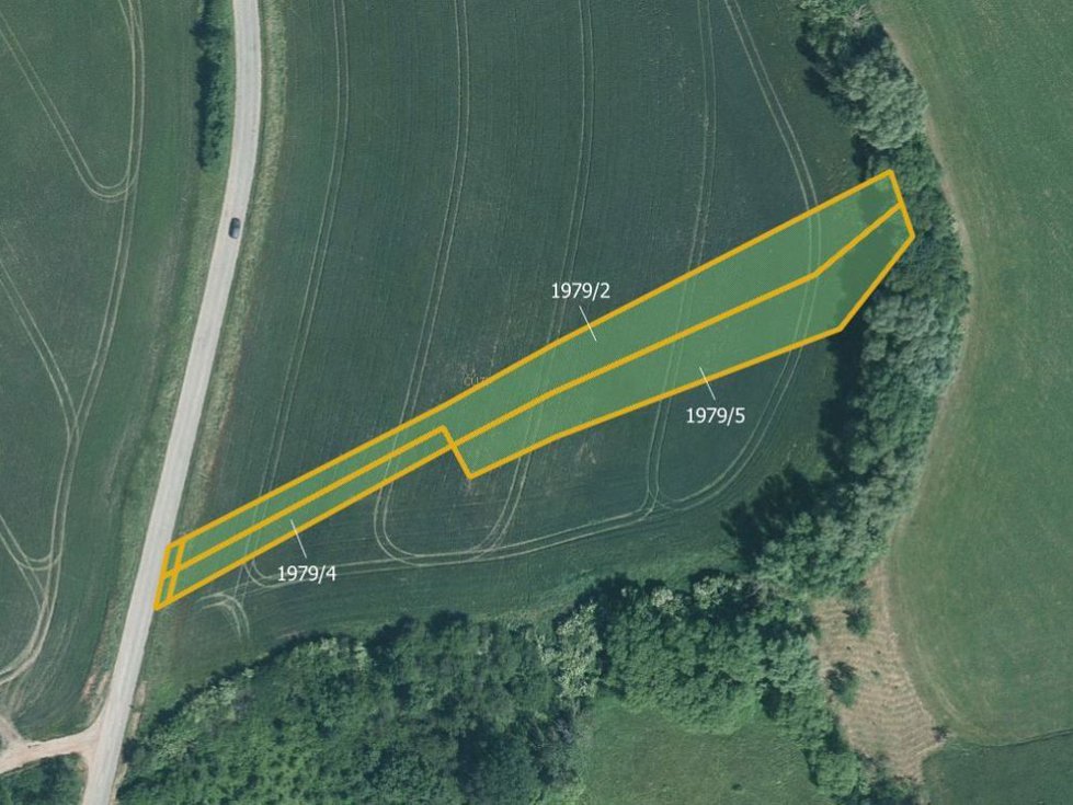 Prodej zemědělské půdy 9027 m², Boršice u Blatnice