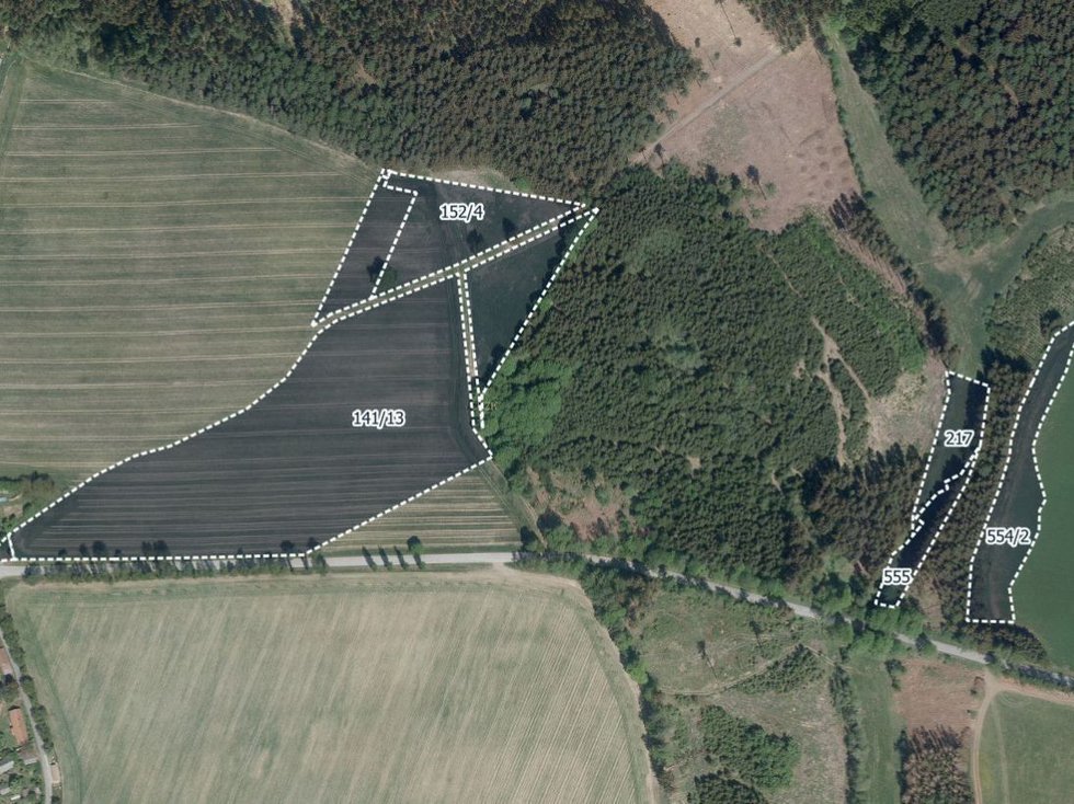 Prodej zemědělské půdy 65247 m², Číhošť