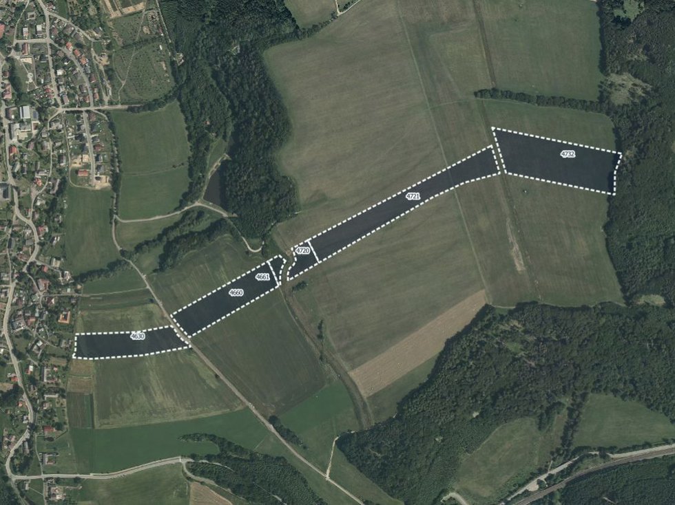 Prodej zemědělské půdy 39118 m², Tatenice