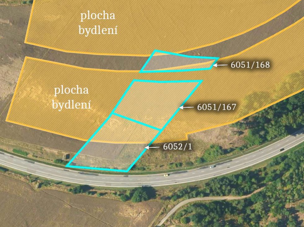 Prodej stavební parcely 1586 m², Velké Meziříčí