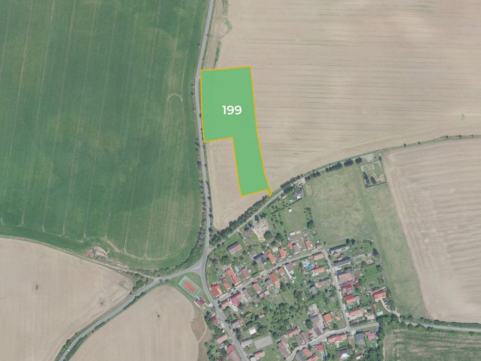 Prodej zemědělské půdy 15107 m², Černíky