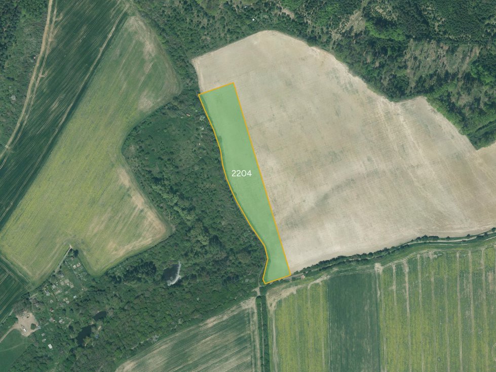 Prodej zemědělské půdy 20466 m², Tymákov