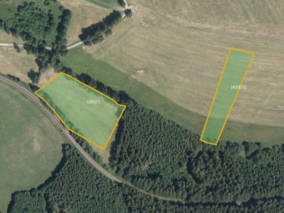 Prodej louky 11655 m², Pustá Kamenice