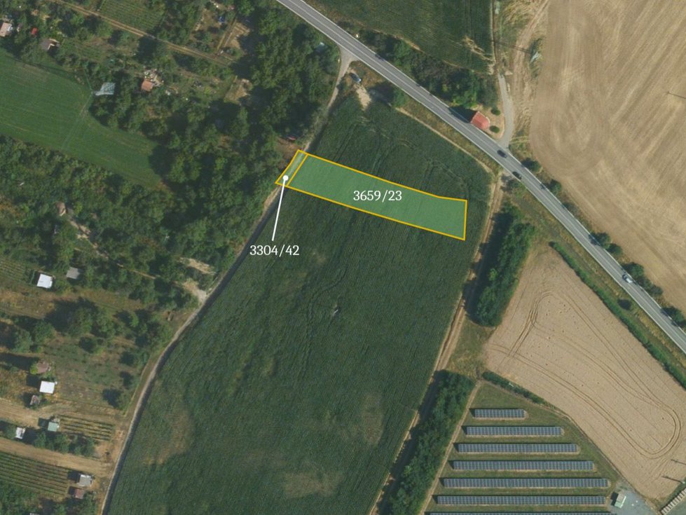 Prodej zemědělské půdy 2692 m², Kyjov
