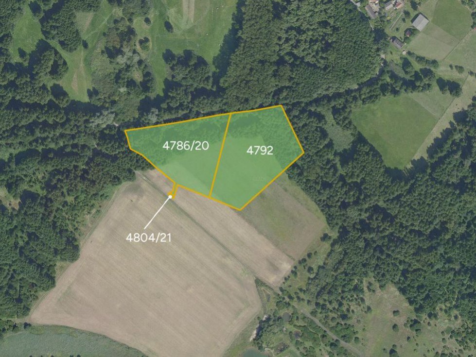 Prodej zemědělské půdy 5419 m², Poděbrady