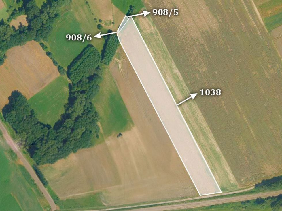 Prodej zemědělské půdy 21695 m², Vlkaneč
