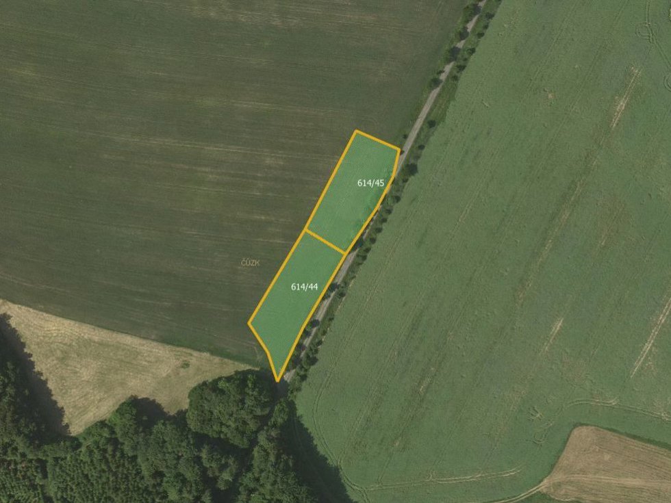 Prodej zemědělské půdy 5196 m², Otinoves