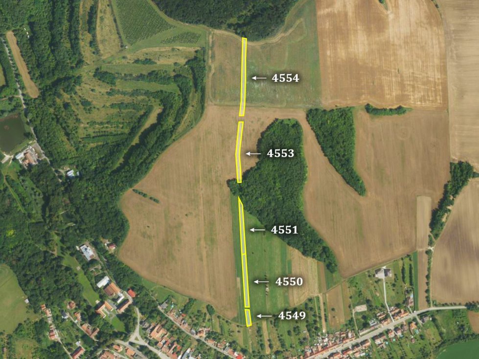 Prodej zemědělské půdy 9296 m², Diváky