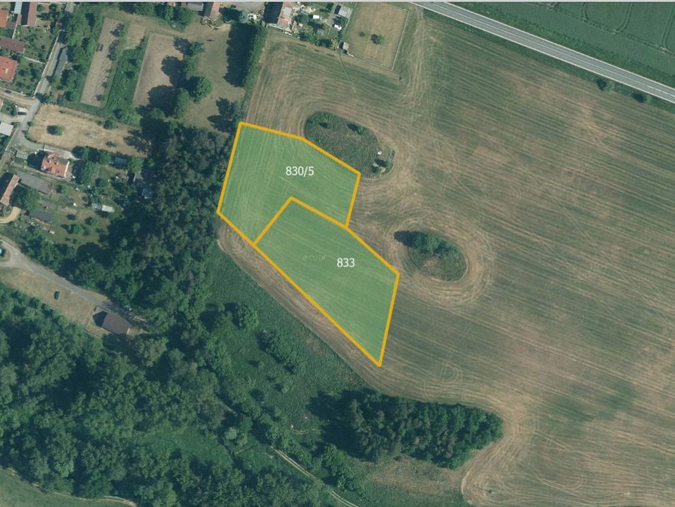 Prodej zemědělské půdy 3381 m², Malý Bor