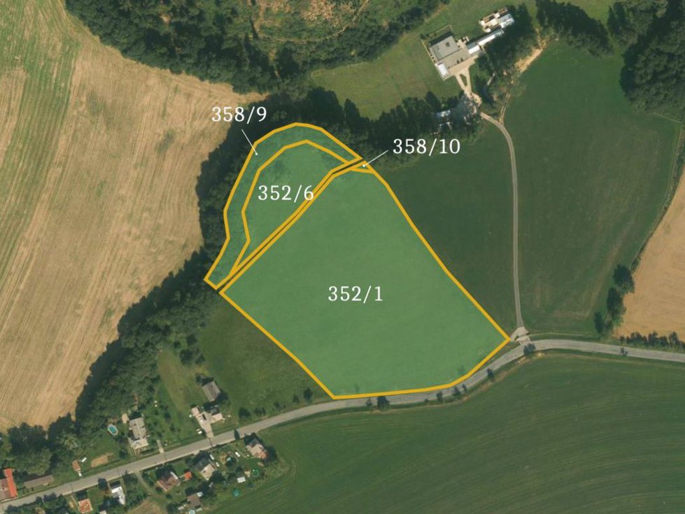 Prodej zemědělské půdy 27553 m², Troubelice