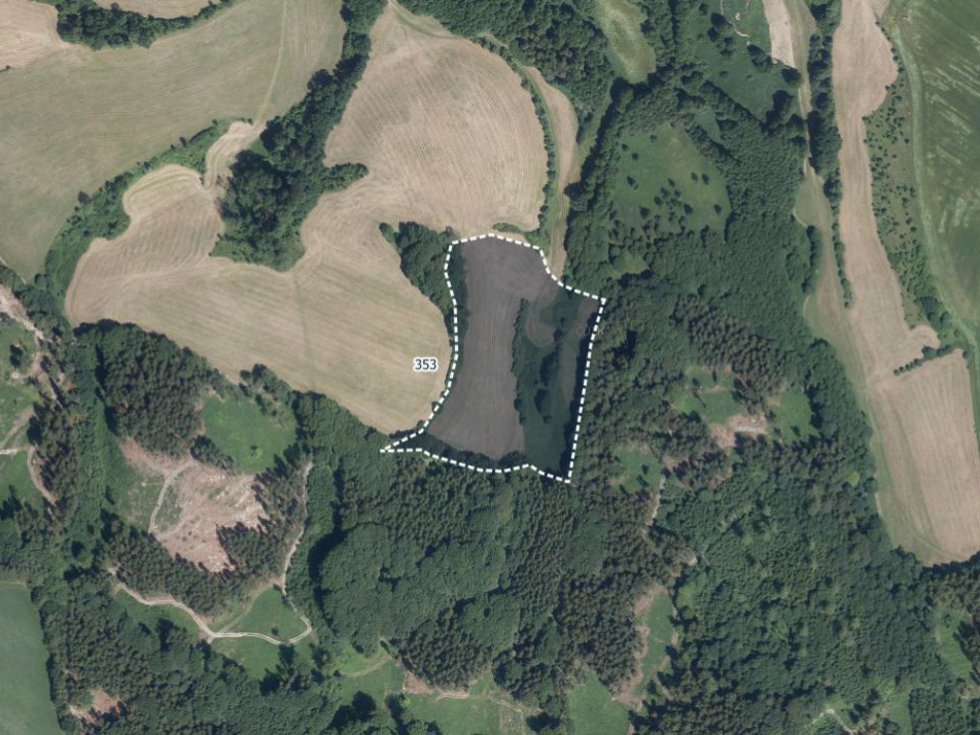 Prodej louky 5288 m², Podmoklany