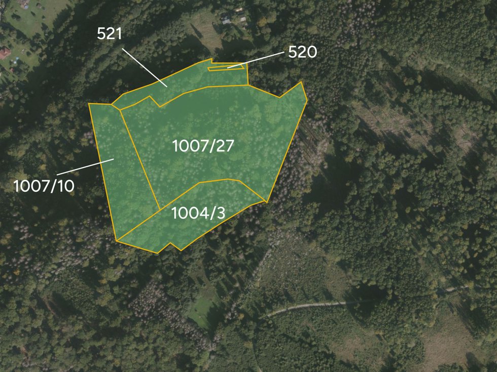 Prodej lesa 70011 m², Třinec