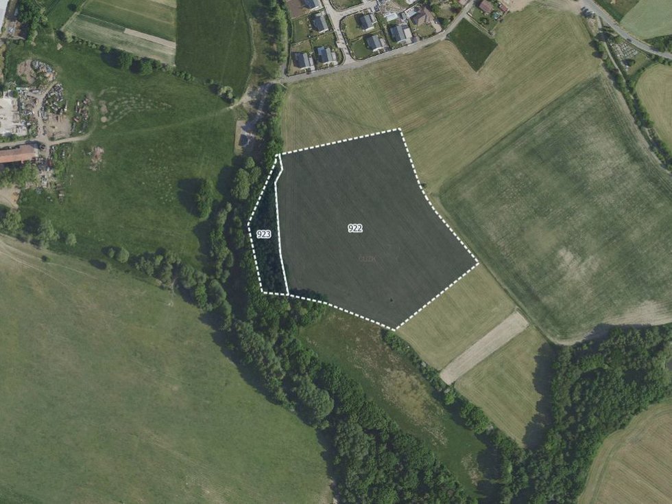 Prodej zemědělské půdy 17870 m², Křížkový Újezdec