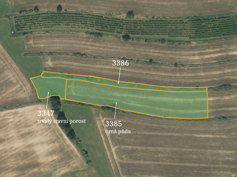 Prodej zemědělské půdy 15790 m², Stonařov