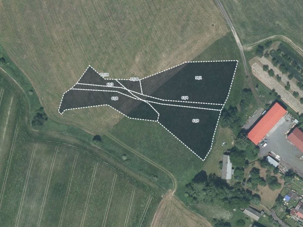 Prodej zemědělské půdy 23778 m², Nové Lublice