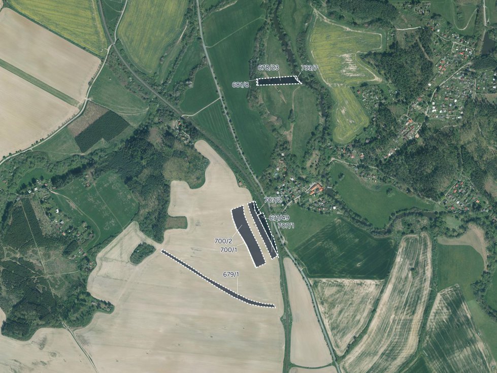 Prodej zemědělské půdy 8930 m², Blovice