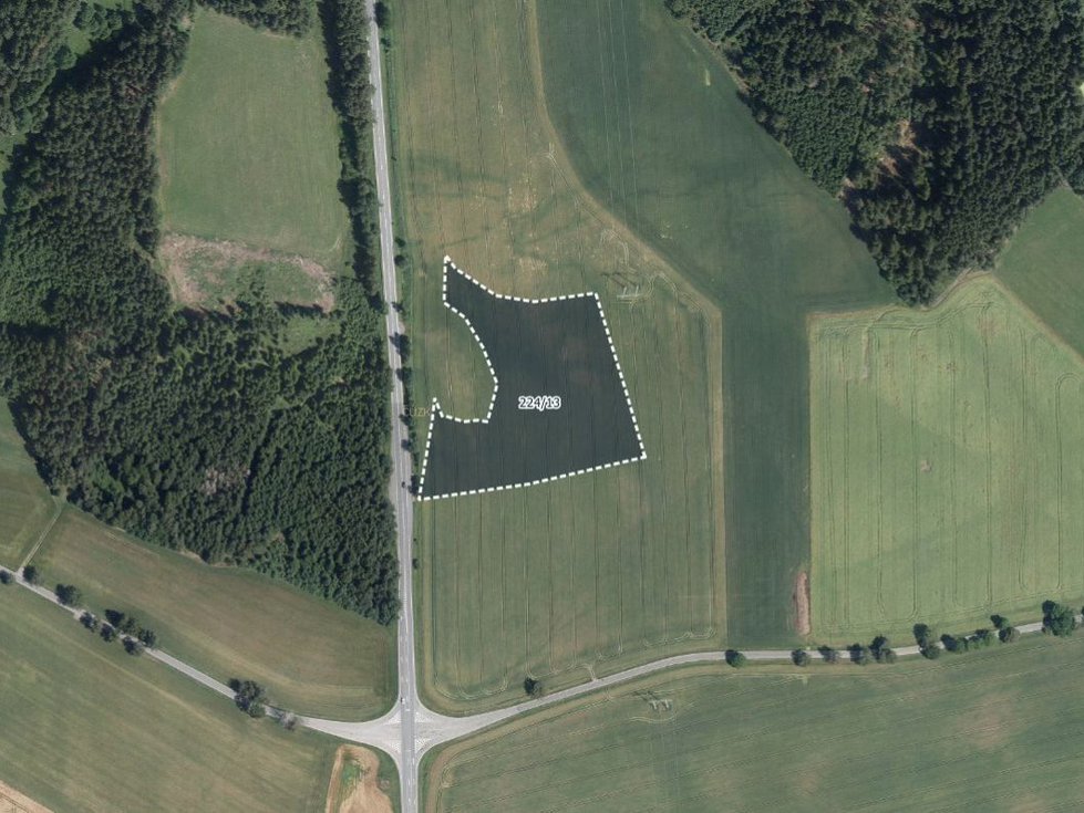 Prodej zemědělské půdy 16839 m², Vysočina