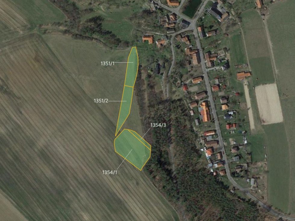 Prodej louky 8701 m², Skuteč