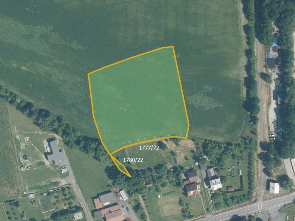 Prodej zemědělské půdy 7853 m², Hodslavice
